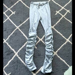 Grey Stacked Pants